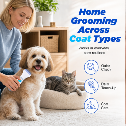 ❤️Yourivo Dedicated to pet health❤️ Electric Flea Comb for Pets