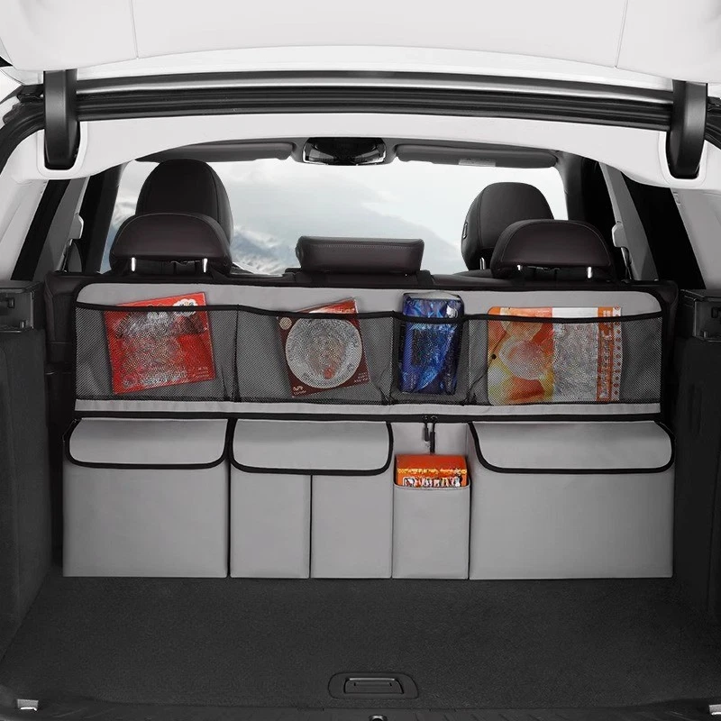 📢📢40% OFF !! ⏰ Car Trunk Storage Bag, Hanging Organiser – Large Capacity, Space-Saving & Durable Oxford Fabric🚗