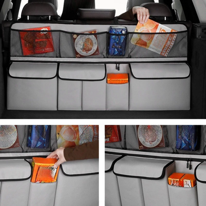 📢📢40% OFF !! ⏰ Car Trunk Storage Bag, Hanging Organiser – Large Capacity, Space-Saving & Durable Oxford Fabric🚗