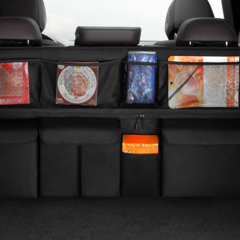 📢📢40% OFF !! ⏰ Car Trunk Storage Bag, Hanging Organiser – Large Capacity, Space-Saving & Durable Oxford Fabric🚗