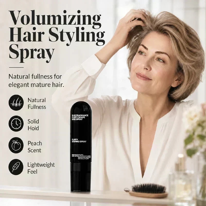 ⏰Peach-Scented Volumizing & Setting Spray – Lightweight, Bouncy Hair & Long-Lasting Hold ✨