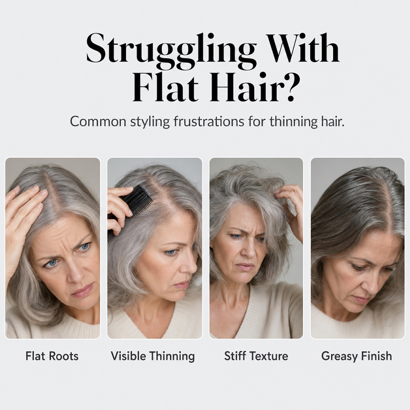 ⏰Peach-Scented Volumizing & Setting Spray – Lightweight, Bouncy Hair & Long-Lasting Hold ✨