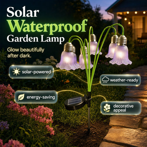 Solar Flower Lights Outdoor Garden Decorations