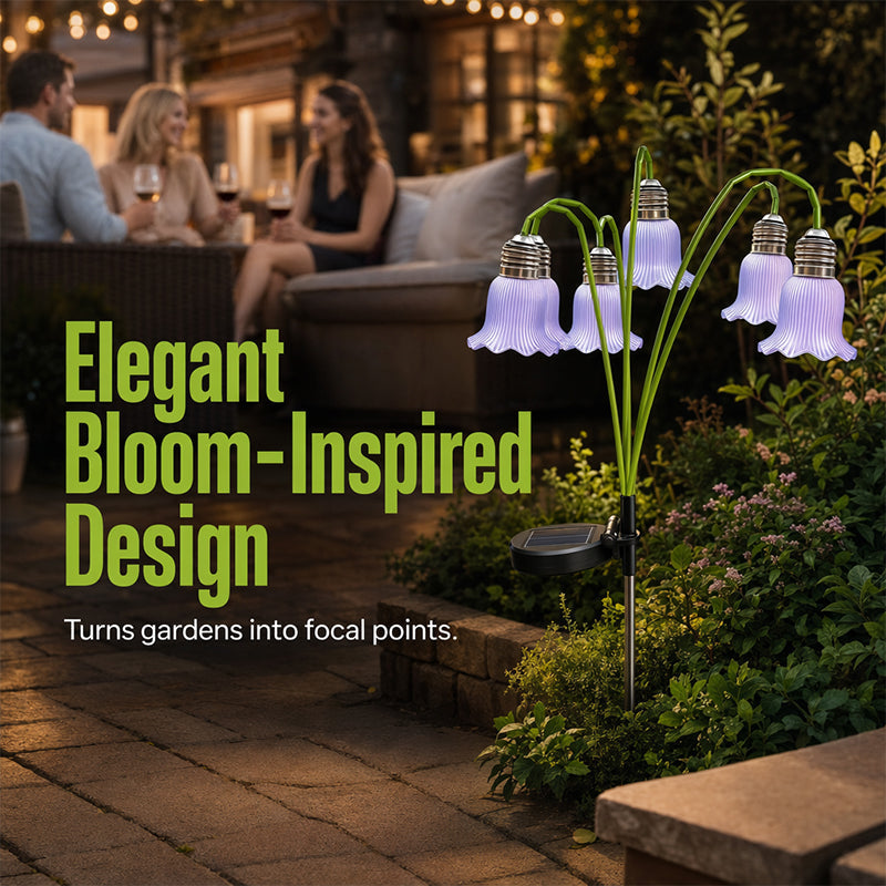 Solar Flower Lights Outdoor Garden Decorations