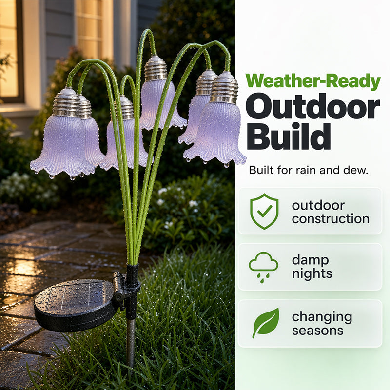 Solar Flower Lights Outdoor Garden Decorations