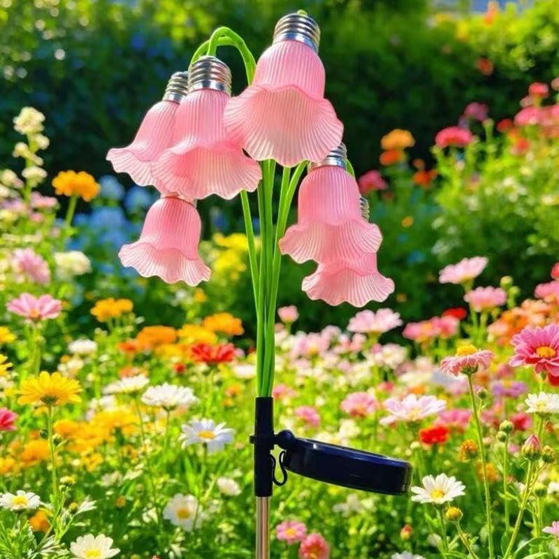 Solar Flower Lights Outdoor Garden Decorations