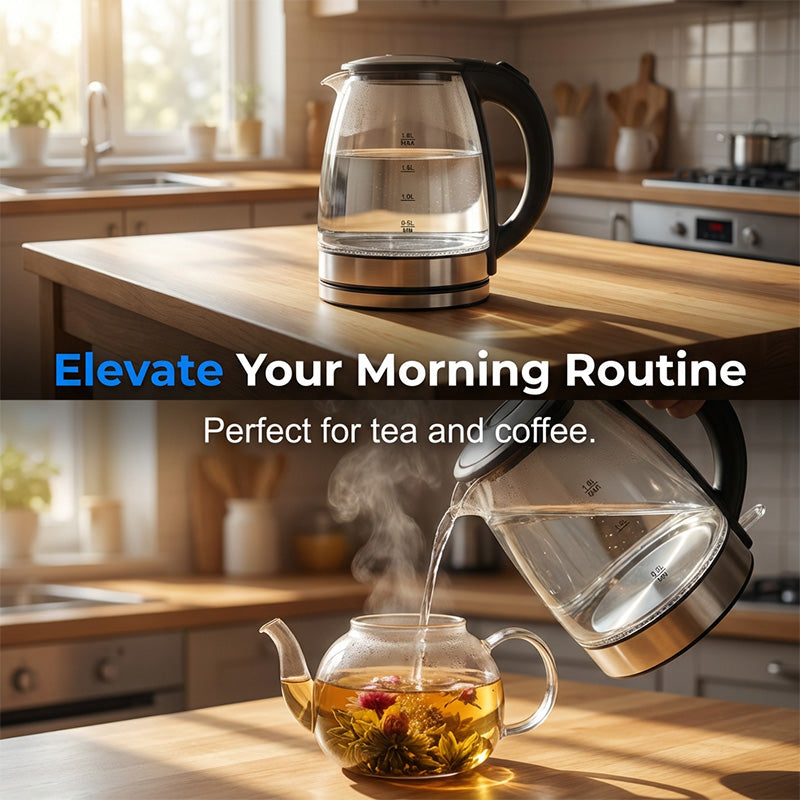 Glass Electric Kettle with LED Light