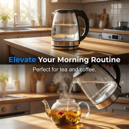 Glass Electric Kettle with LED Light