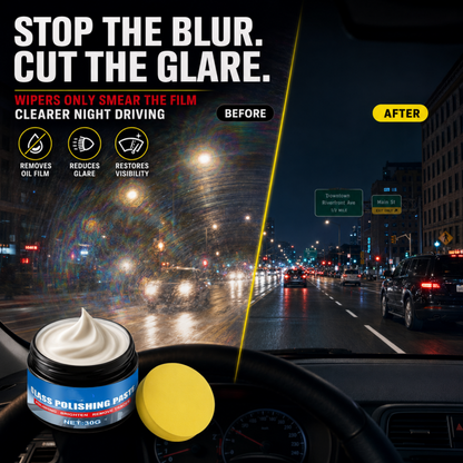 🚗 Car Glass Oil Film Remover – Windshield Cleaner & Water-Repellent Care
