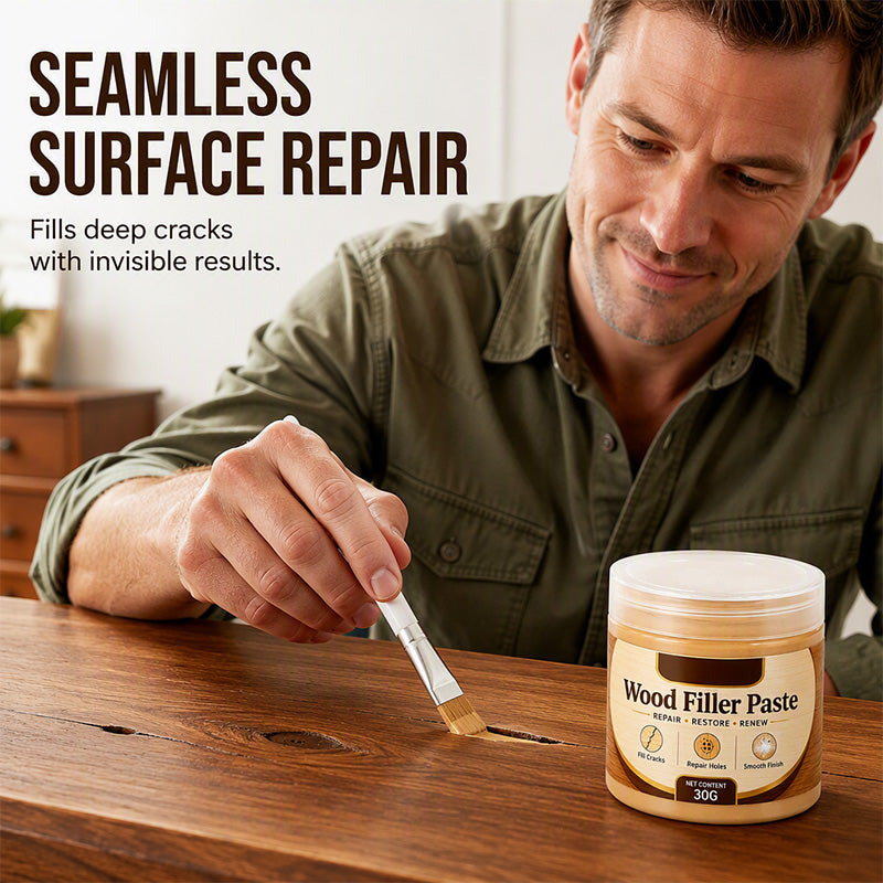 Wood Filler Paste for Furniture Crack & Hole Repair Kit