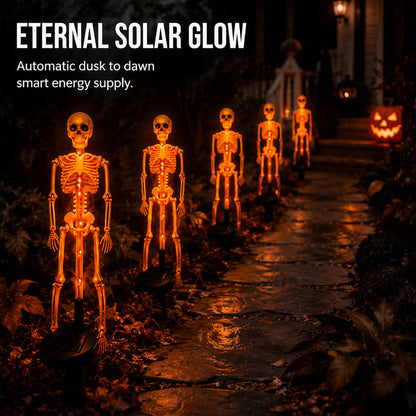 🎃💡 💀 Last Day 50% OFF – Solar Skull Garden Lights with Eerie Color-Changing Glow 👻Ideal For Haunted Yard, Porch & Walkway! 🪦✅