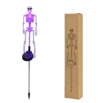 🎃💡 💀 Last Day 50% OFF – Solar Skull Garden Lights with Eerie Color-Changing Glow 👻Ideal For Haunted Yard, Porch & Walkway! 🪦✅