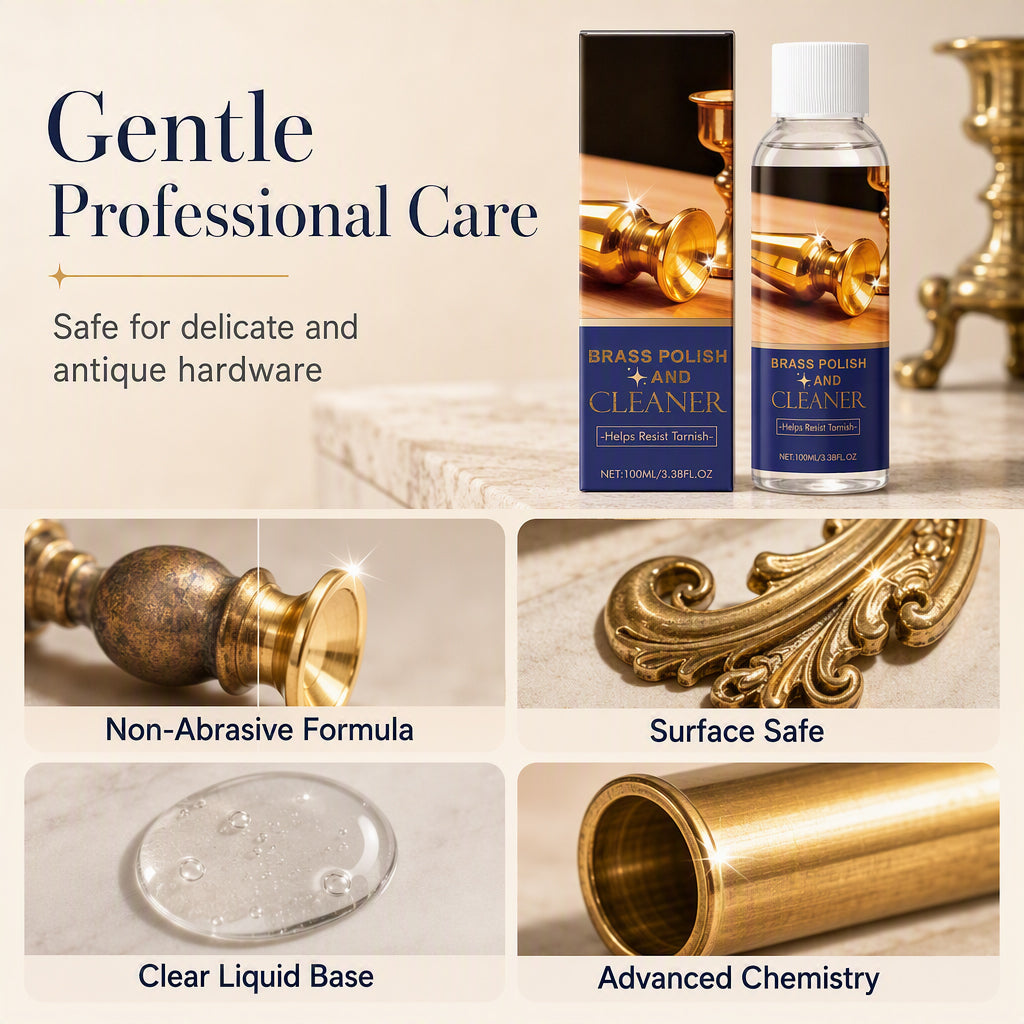 ✨ Brass & Copper Polish Cleaner – Tarnish & Oxidation Care
