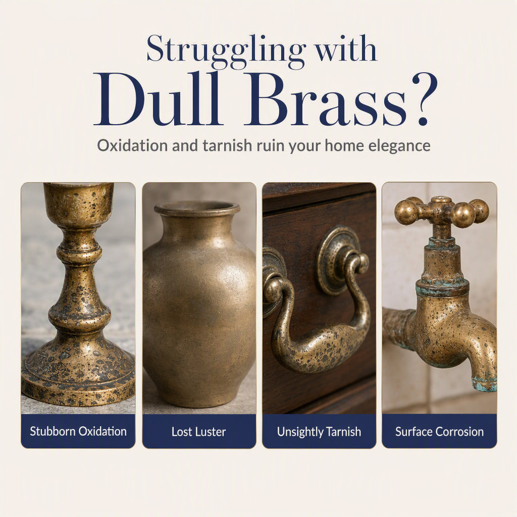 ✨ Brass & Copper Polish Cleaner – Tarnish & Oxidation Care
