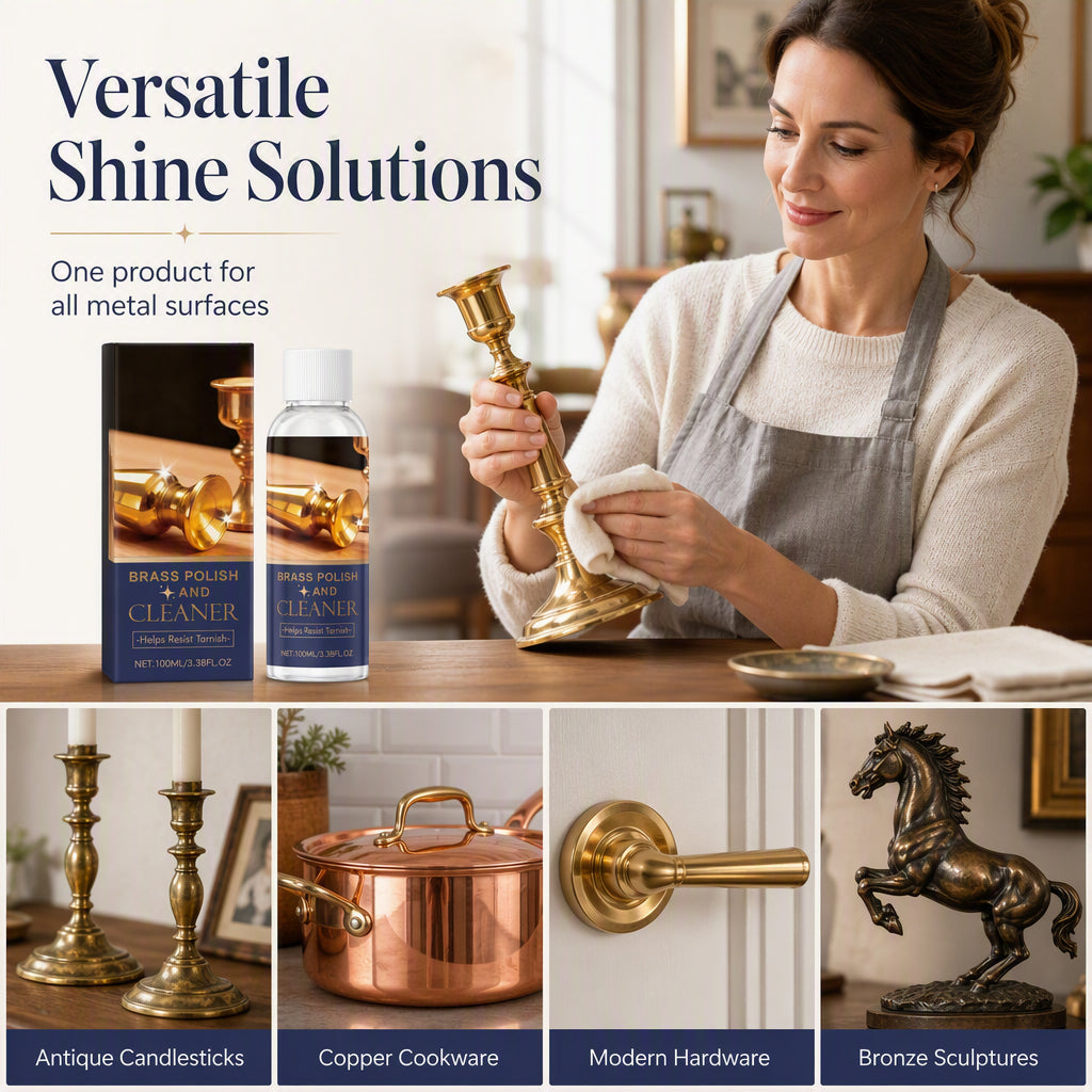 ✨ Brass & Copper Polish Cleaner – Tarnish & Oxidation Care