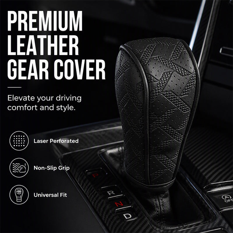 ⏰Breathable Universal Car Gear Shift Knob Cover