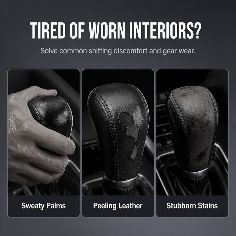 ⏰Breathable Universal Car Gear Shift Knob Cover