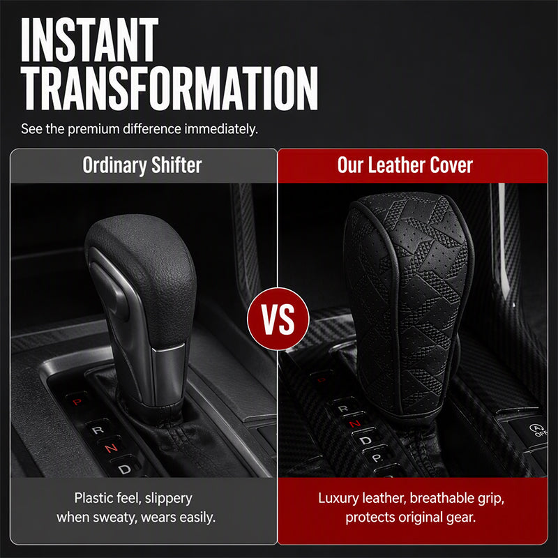 ⏰Breathable Universal Car Gear Shift Knob Cover