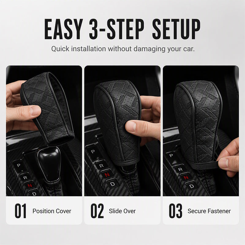 ⏰Breathable Universal Car Gear Shift Knob Cover