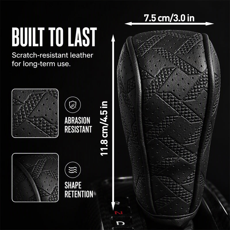 ⏰Breathable Universal Car Gear Shift Knob Cover