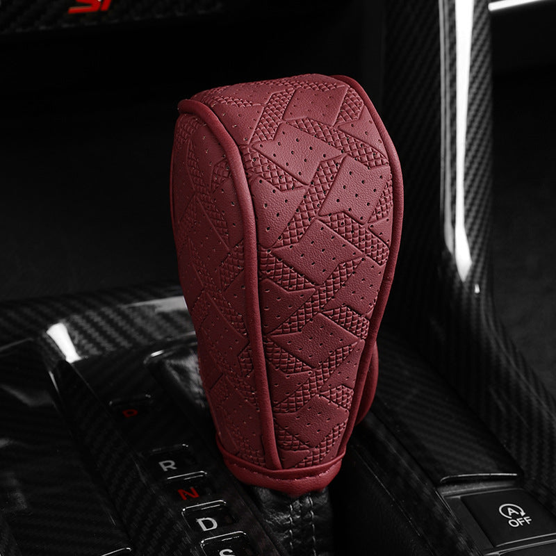 ⏰Breathable Universal Car Gear Shift Knob Cover