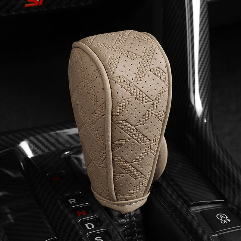 ⏰Breathable Universal Car Gear Shift Knob Cover