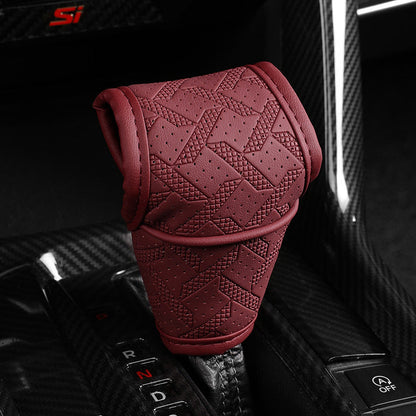 ⏰Breathable Universal Car Gear Shift Knob Cover