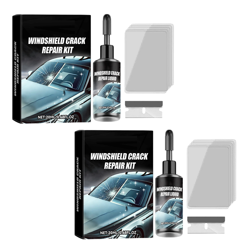 🔧50% OFF NOW! Professional Windshield Crack Repair Kit‑UV Resin DIY Car Glass Repair Set, Fix Chips & Cracks on Auto Windshield at Home