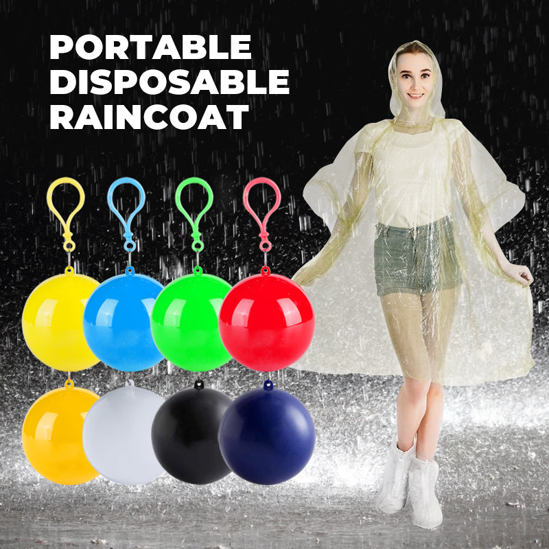 🌧️49% OFF NOW! Pocket‑Size Disposable Raincoat for Unexpected Showers, Compact Ball‑Packaged Waterproof Emergency Poncho, One‑Size‑Fits‑All Lightweight Rain Protection for Travel, Hiking & Outdoor Events