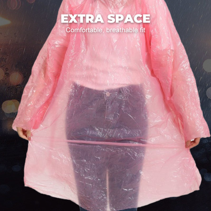 🌧️49% OFF NOW! Pocket‑Size Disposable Raincoat for Unexpected Showers, Compact Ball‑Packaged Waterproof Emergency Poncho, One‑Size‑Fits‑All Lightweight Rain Protection for Travel, Hiking & Outdoor Events