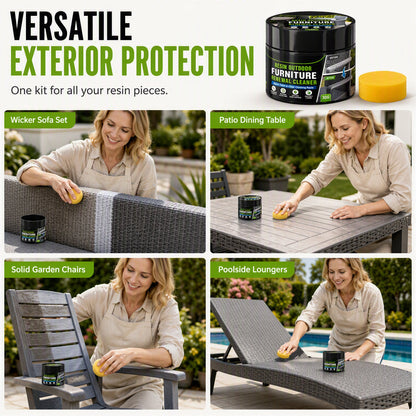 Outdoor Furniture Renewal Paste with Sponge
