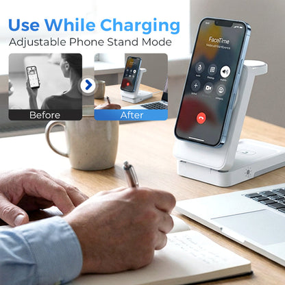 3-in-1 Foldable Magnetic Charging Stand for Everyday Devices