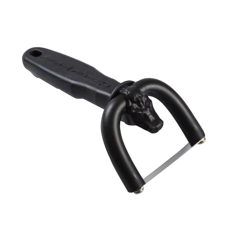 🔪 Handheld Fat Trimmer for Beef & Pork – U-shaped curved holder targets surface fat without wasting lean meat! 🧑‍🍳✨