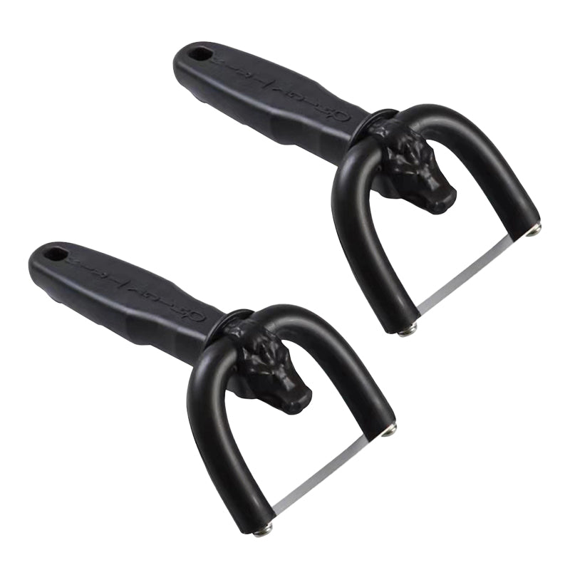 🔪 Handheld Fat Trimmer for Beef & Pork – U-shaped curved holder targets surface fat without wasting lean meat! 🧑‍🍳✨