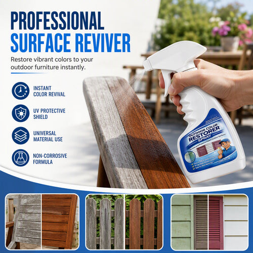 ✨ Outdoor Wood Color Restorer Spray – Faded Surface Refresher