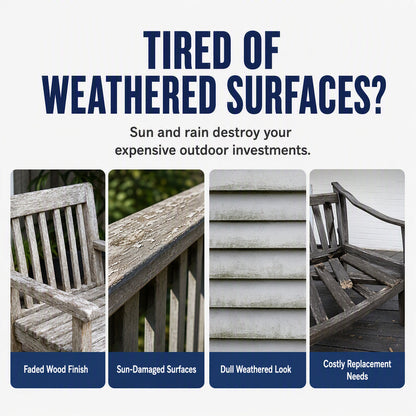 ✨ Outdoor Wood Color Restorer Spray – Faded Surface Refresher