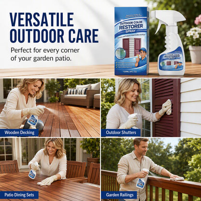 ✨ Outdoor Wood Color Restorer Spray – Faded Surface Refresher