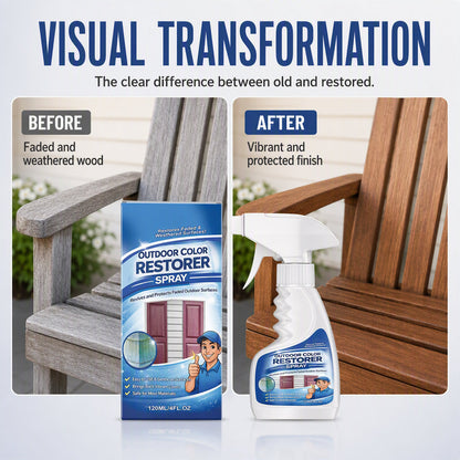 ✨ Outdoor Wood Color Restorer Spray – Faded Surface Refresher