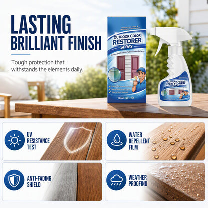 ✨ Outdoor Wood Color Restorer Spray – Faded Surface Refresher