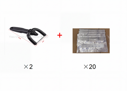 🔪 Handheld Fat Trimmer for Beef & Pork – U-shaped curved holder targets surface fat without wasting lean meat! 🧑‍🍳✨