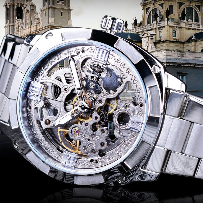 📢📢70% OFF !! ⏰Skeleton Automatic Watch for Men