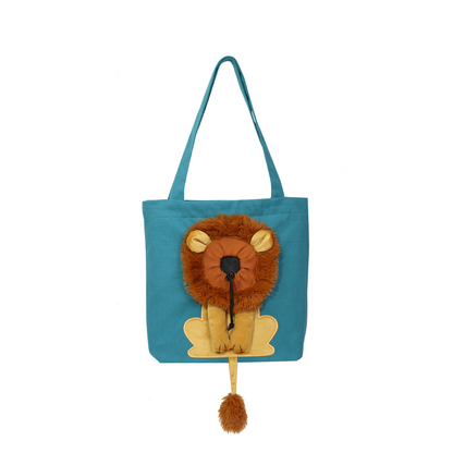 🥳HOT SALE🥳💞10K+ SOLD! Pet Carrier Bag – Head-out portal, lion mane design & durable canvas. Travel in style – grab yours! ✅