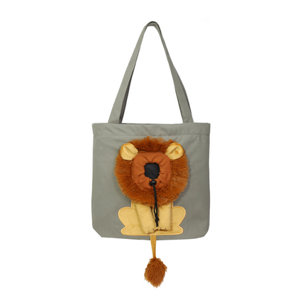 🥳HOT SALE🥳💞10K+ SOLD! Pet Carrier Bag – Head-out portal, lion mane design & durable canvas. Travel in style – grab yours! ✅