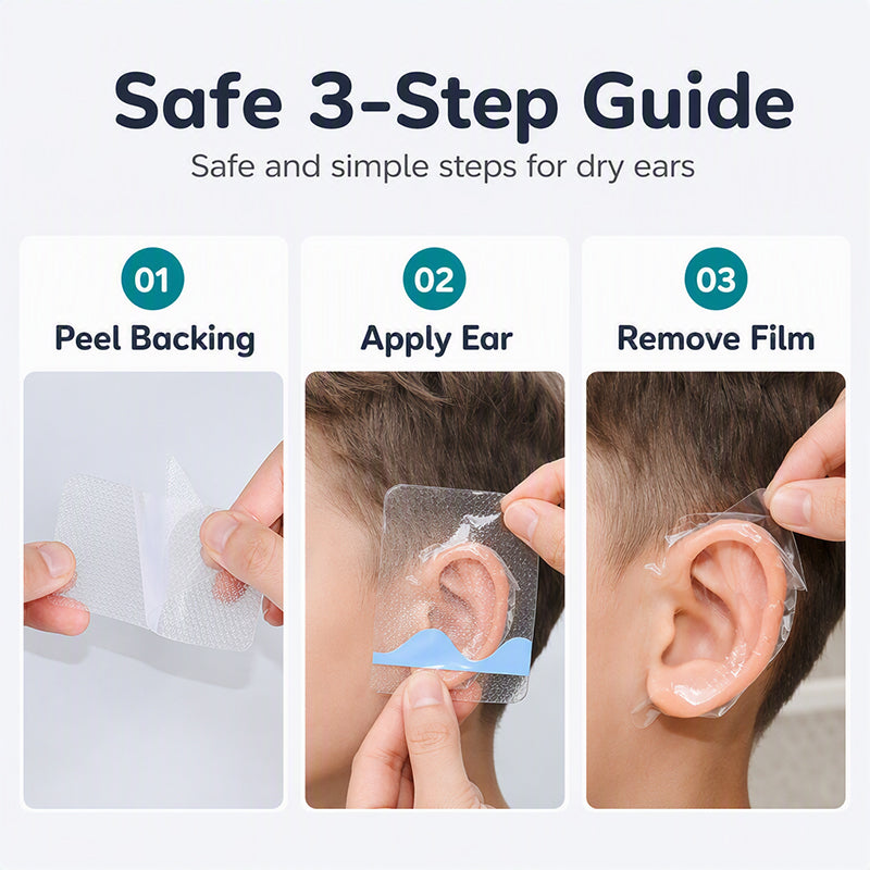 ⏳🔥LIMITED-TIME 50% OFF! ⏰Disposable Waterproof Bath Ear Stickers