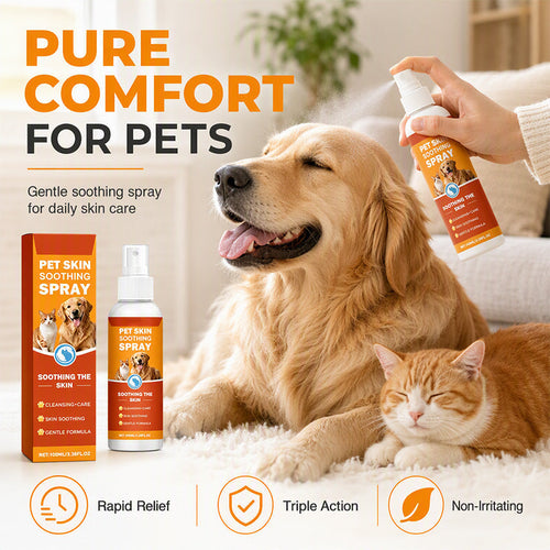 🐾 Pet Skin and Coat Soothing Spray for Dogs and Cats