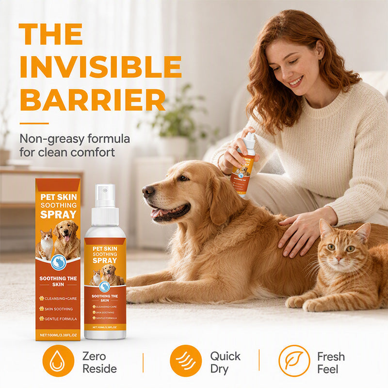 🐾 Pet Skin and Coat Soothing Spray for Dogs and Cats