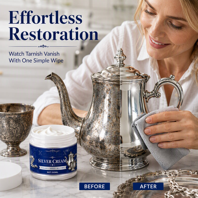 ✨✨Buy 1 Get 1 Free 2PCS✨ Silver Cleaning and Polishing Cream for Jewelry and Cutlery 💍