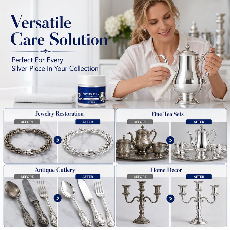 ✨✨Buy 1 Get 1 Free 2PCS✨ Silver Cleaning and Polishing Cream for Jewelry and Cutlery 💍