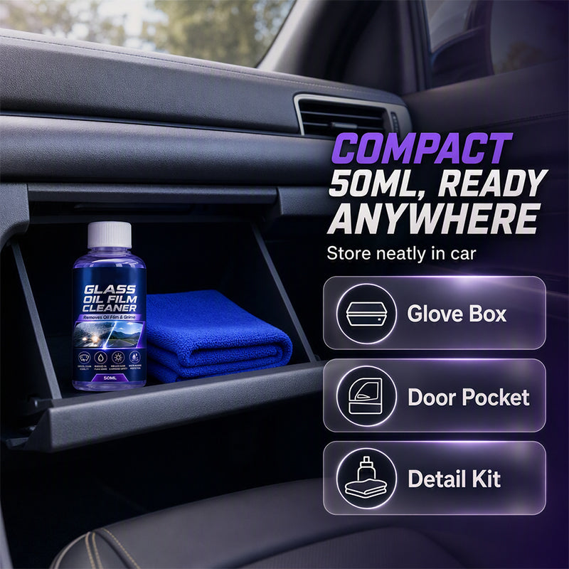 🔥 Limited-Time Offer – Car Glass Oil Film Cleaner . Removes oil film, grime, and stains from windshields and car windows, restoring crystal-clear visibility.