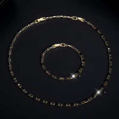 💎 LIMITED TIME 50% OFF! ✨ Sparkling Jewelry Set for Men – Statement Cubic Zircon Necklace & Bracelet Set – Refined Street Luxe Style ✨